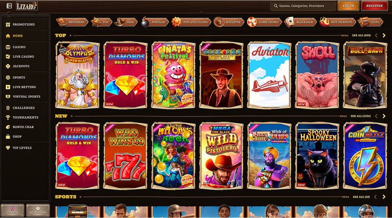 Overview of lizaro casino uk