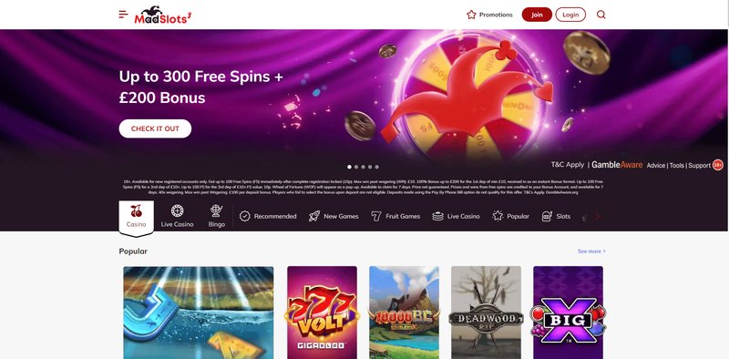 Explore the Exciting World of MadSlots Online Casino in the UK